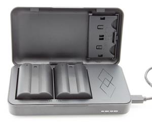 ChiliPower Powercase voor Nikon EN-EL15, EN-EL15b, EN-EL15c - Duo lader, powerbank en bewaarcase in 1