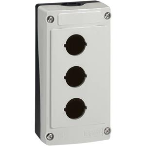 BACO BALBX0300 Lege behuizing 3 inbouwplaatsen (l x b x h) 140 x 74 x 47.9 mm Grijs, Zwart 1 stuk(s)