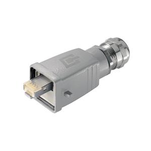 Telegärtner J80026A0018 STX V5 RJ45-stekkerset variant 5 Stekker, recht Aantal polen: 8P8C Aluminium 1 stuk(s)