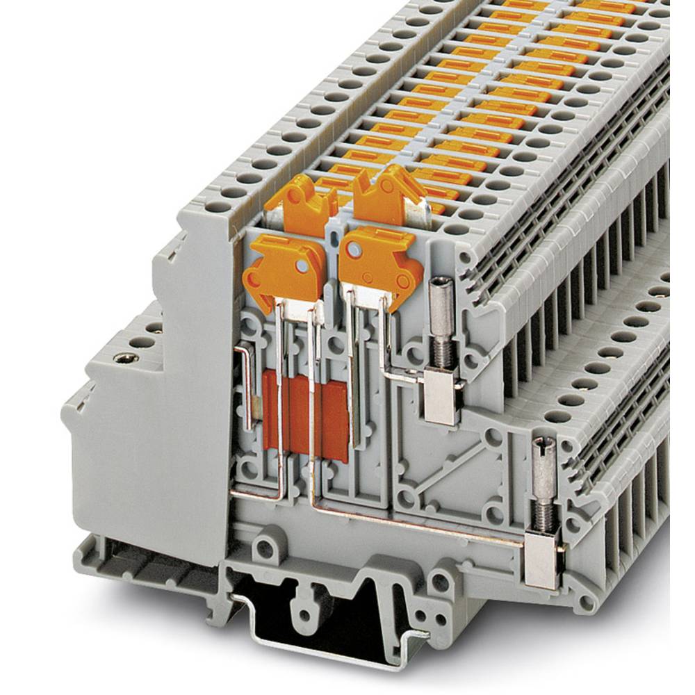 Phoenix Contact UDMTK 5-PL 3048454 Doorgangsserieklem Aantal polen: 4 0.2 mm² 4 mm² Grijs 50 stuk(s)