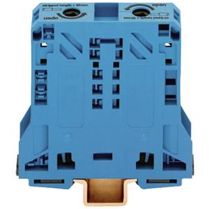 WAGO 285-154 Doorgangsklem 20 mm Spanveer Toewijzing: N Blauw 1 stuk(s)