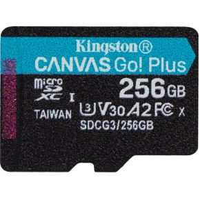 Kingston Canvas Go! Plus microSD-kaart 256 GB Class 10 UHS-I