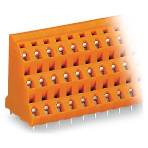 WAGO 737-603 Dreistockklemme 2.50mm² Polzahl (num) 9 Orange 48St.