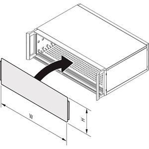 Schroff 34571619 Frontpaneel 1 stuk(s)