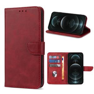 Solidenz Geschikt Voor iPhone 11 Hoesje -  Bookcase - Rood telefoonhoesje - Case Met Pasjeshouder - Cover Hoes