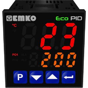 Emko ecoPID.4.6.2R.S.0 Temperaturregler Pt100, J, K, R, S, T, L -199 bis +999°C Relais 5 A, SSR (L