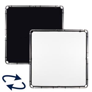 LASTOLITE Skylite Rapid Fabric Midi 1.5m x 1.5m Black / White LLLR81521R