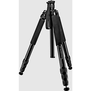 Mantona 21473 Tripod Werkhoogte: 80 - 1850 mm Zwart, Grijs Waterpas, Incl. handlus