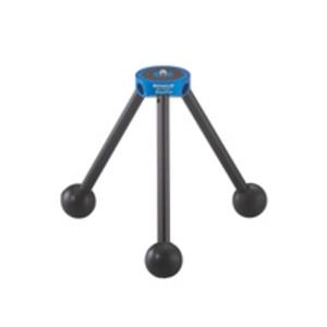 Tripod Werkhoogte: 4.7 - 14.5 cm Zwart, Blauw