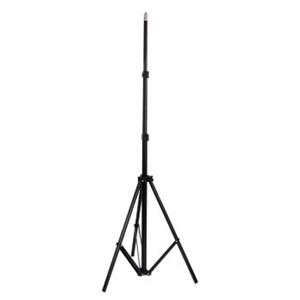 Tripod 1/4 inch Werkhoogte: 75 - 200 cm Zwart