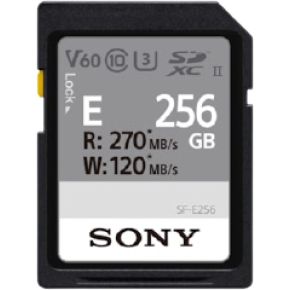 Sony SDXC E series 256GB UHS-II Class 10 U3 V60