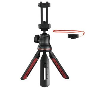 Hama Solid II, 21B Dreibeinstativ 1/4 Zoll Arbeitshöhe=18 - 21cm Schwarz