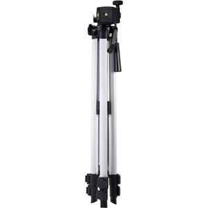 TOOLCRAFT Tripod 1/4 Zoll Arbeitshöhe=51 - 150cm Silver Inox Wasserwaage