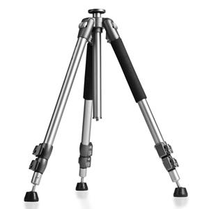 Walimex WAL-6702 Dreibeinstativ 1/4 Zoll, 3/8 Zoll Arbeitshöhe=60 - 156cm Silber inkl. Tasche