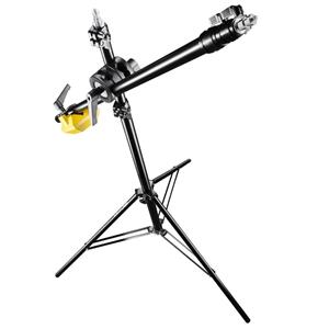 walimexpro Walimex Pro WT-501 Galgenstativ 1/4 Zoll Arbeitshöhe=111 - 175cm Schwarz mit Gegengewicht
