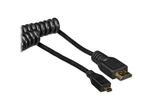 Atomos Micro HDMI - Full HDMI 30cm Coiled Straight