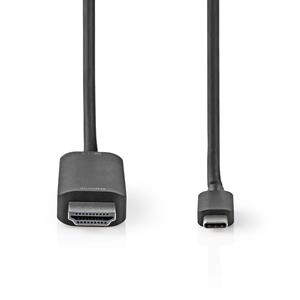 Nedis CCGB64655BK20 adapter USB-C - HDMI 2m