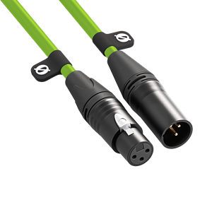 Premium Xlr Mikrofonkabel Grün (3 M), Ca