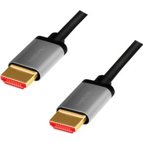 HDMI-Kabel CHA0104, Stecker/Stecker, Alu, 8k, 1 m - Logilink