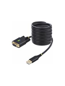 Startech .com 1P10FFCN-USB-SERIAL seriële kabel Zwart 3 m USB Type-A DB-9