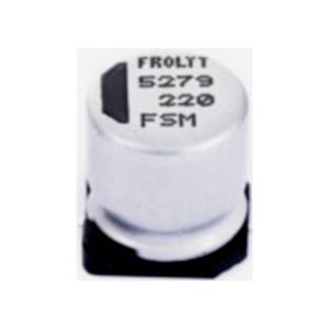 Frolyt E-RS3049 Elektrolyt-Kondensator SMD 4.5mm 220 µF 25V 20% (Ø x L) 8.9mm x 12mm