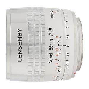 Lensbaby Velvet 56 silver Micro Four Thirds