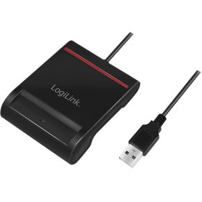 LogiLink CR0047  - Indoor - Black - USB 2.0 - Mac OS X 10.15 Catalina,Mac OS X 10.15.3 Catalina - 65 mm - 85 mm