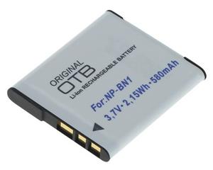 OTB Camera accu compatibel met Sony NP-BN1 / 580 mAh | 