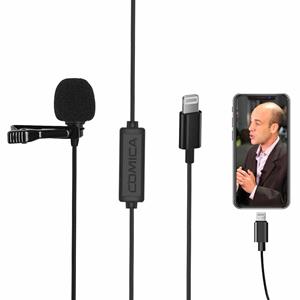 COMICA CVM-V01SP (MI) speldmicrofoon met Lightning-aansluiting voor iPhone en iPad