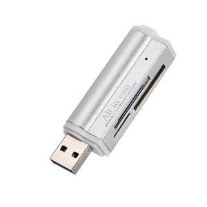 TOMTOP JMS Mini draagbare alles-in-één kaartlezer voor SD/SD/TF/MS Duo/Micro MS(M2)/Ms Pro Duo USB-kaartlezers