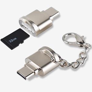 J-3C Type C Micro SD TF-geheugenkaartlezer OTG-adapter