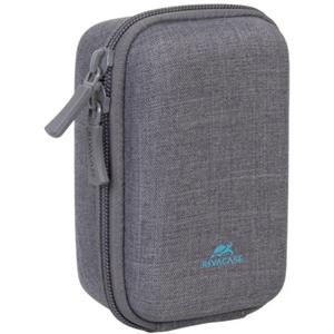 Rivacase 7510 Kompaktkamera Tasche Canvas grau