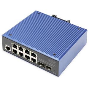 Digitus DN-651157 Industrial Ethernet Switch 8 + 2 Port 1 GBit/s