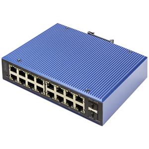 Digitus DN-651158 Industrial Ethernet Switch 16 + 2 poorten 10 / 100 / 1000 MBit/s