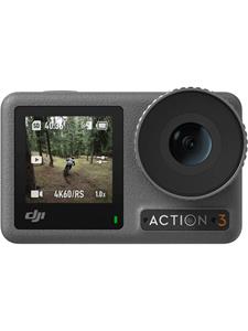 DJI Action 3 Standard Action Cam 4K, Ultra HD, WLAN, Dual-Display, Wasserfest, Touch-Screen, Zeitlup