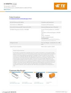 TE Connectivity TE AMP EMG D Sub 4-1393479-4 1 stuk(s) Box