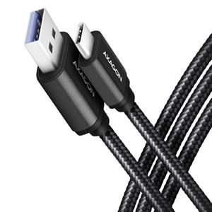 AXAGON USB-Kabel USB 3.2 Gen1 USB-C Stecker, USB-A Stecker 10cm Schwarz vergoldete Steckkontakte B