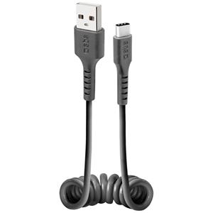 sbsmobile Sbs mobile USB-Ladekabel USB-B Stecker, USB-C Stecker 50cm Schwarz Flexibel TECABLETYPCSK