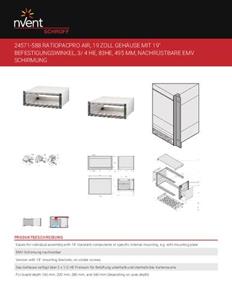 Schroff 24571588 Behuizing 177 x 495.5 1 stuk(s)