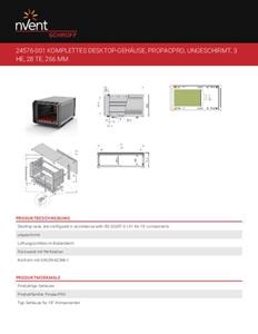 Schroff 24576001 Gehäuse 266 1St.