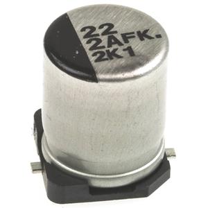 Panasonic Elektrolyt-Kondensator SMD 220 µF 10V 20% (Ø) 8mm