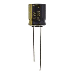 Panasonic Elektrolyt-Kondensator radial bedrahtet 5mm 100 µF 63V 20% (Ø) 10mm