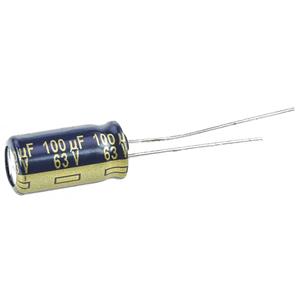 Panasonic Elektrolyt-Kondensator radial bedrahtet 3.5mm 120 µF 50V 20% (Ø) 8mm