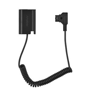 Andoer DMWDCC17 dummy-batterij met DTap-connector veerkabel DTap naar DMWBLK22 dummy-batterij