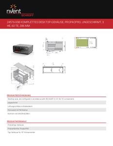 Schroff 24576008 Gehäuse 386 1St.