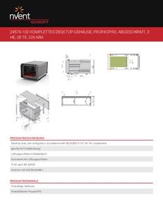 Schroff 24576102 Gehäuse 326 1St.