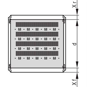 Schroff 22130335 Gestellfachboden (B x T) 800mm x 697mm 1St.