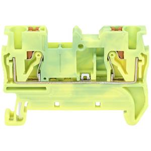 trucomponents TRU COMPONENTS TC-JPT2.5-PE Doorgangsklem 5.2 mm Snelaansluiting Aantal polen: 2 0.2 mm² 2.5 mm² Groen, Geel 1 stuk(s)