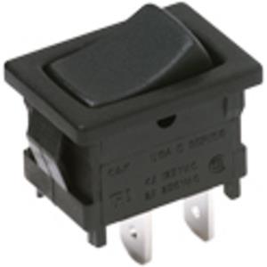 C & K Switches Wipschakelaar 125 V/AC 10.00 A 1x aan/aan 1 stuk(s) Bulk