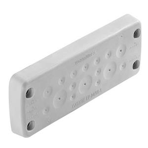 Weidmüller CABTITE EP 24/16-1 GY Kabeldurchführungsplatte Thermoplast Grau 10St.